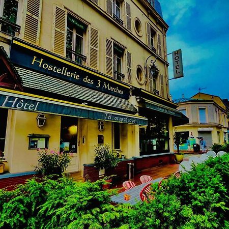 Hotel Des 3 Marches- Logis Hotel Restaurant Le Vesinet Exterior photo